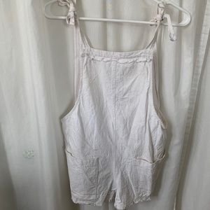 Revolver Linen Romper white size xs
